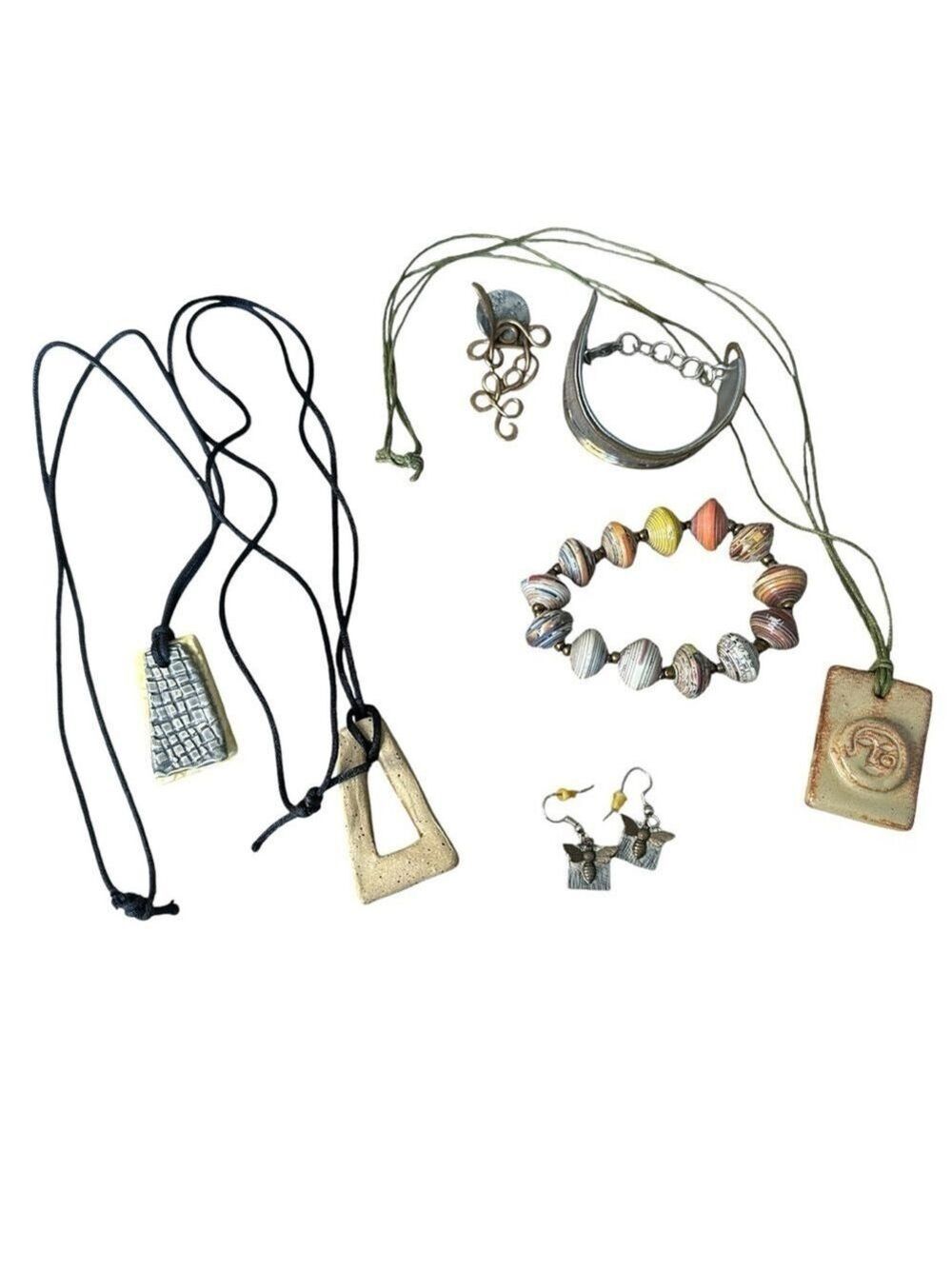Handmade Jewelry Assortment Earrings, Necklaces and Bracelets OS